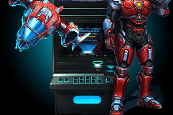 Hình ảnh các máy slot game đầy màu sắc với biểu tượng jackpot lớn, tượng trưng cho cơ hội chiến thắng tại banca30.