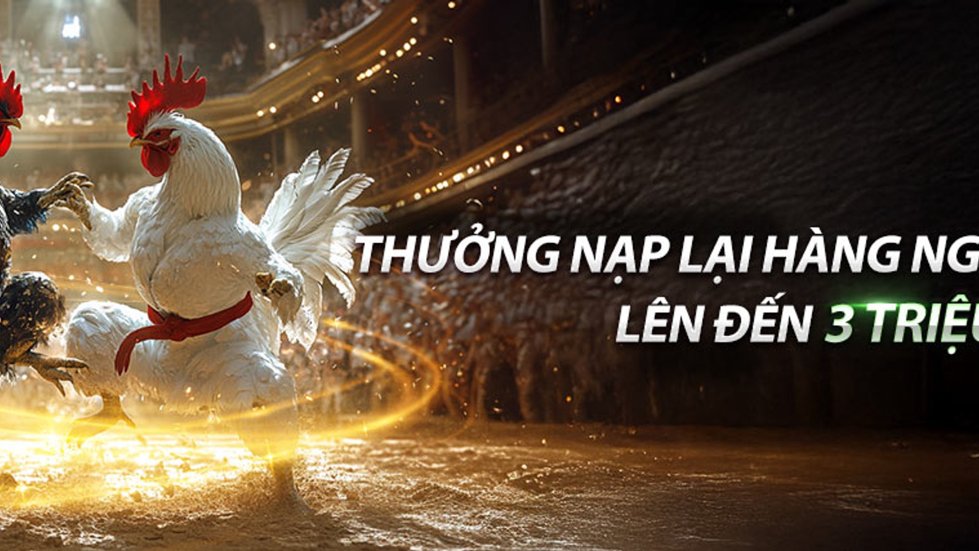 Hình ảnh banner khuyến mãi hàng ngày và hàng tuần của banca30 với các biểu tượng tiền thưởng và may mắn trên nền xanh vàng sang trọng.